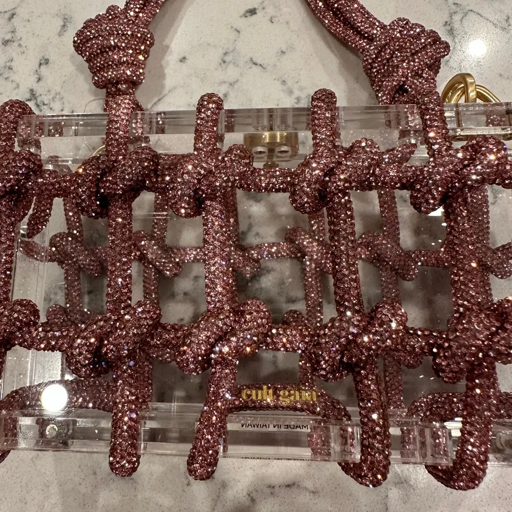 Cult Gaia Bess rhinestone shoulder bag - Picture 13 of 14